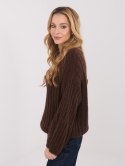 Sweter-MI-SW-1215.51-brązowy