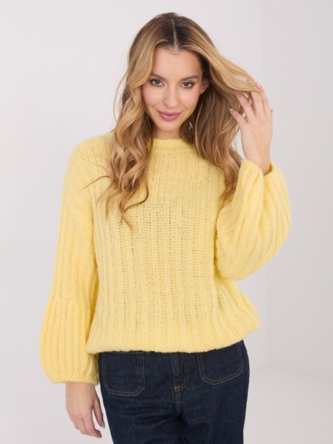 Sweter-MI-SW-1215.97-jasny żółty