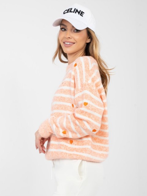 Sweter-PM-SW-J021.75-pomarańczowy