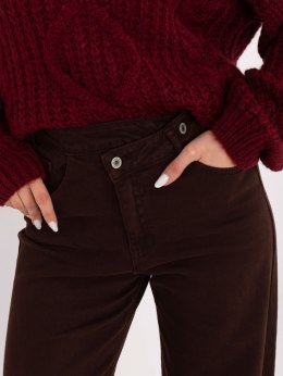 Spodnie jeans-VM-SP-ST6005-5.65-ciemny brązowy