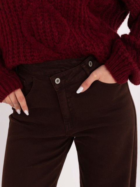 Spodnie jeans-VM-SP-ST6005-5.65-ciemny brązowy