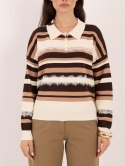 Sweter-PM-SW-F6026.49-biało-brązowy