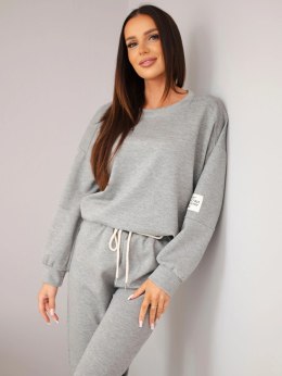 Komplet bluza + spodnie masełko szary