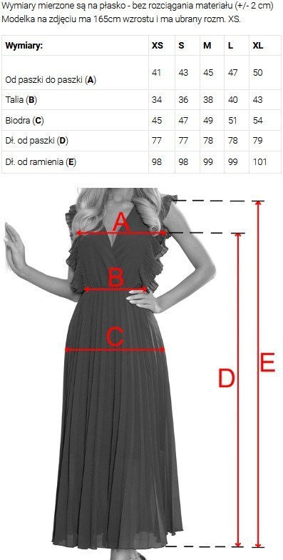 479-7 NINA elegancka sukienka z kopertowym dekoltem, rękawkiem i paskiem - BORDOWA Numoco