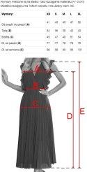 479-9 NINA elegancka sukienka z kopertowym dekoltem, rękawkiem i paskiem - CZARNA Numoco