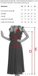 479-9 NINA elegancka sukienka z kopertowym dekoltem, rękawkiem i paskiem - CZARNA Numoco