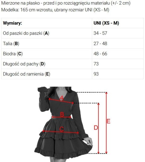 677-2 Sukienka na ramiączkach z dekoltem typu woda i spódnicą z falbanami - cukierkowy róż Numoco basic